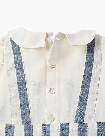 Combinaison en lin à rayures You&Me