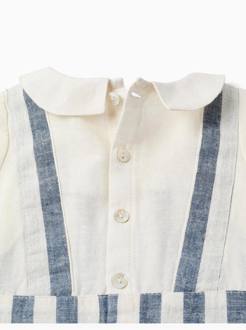 Combinaison en lin à rayures You&Me - Kiabi