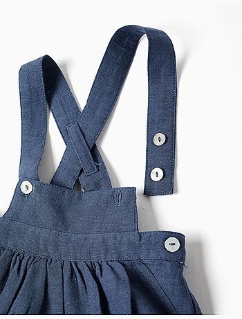 Combinaison en lin avec bretelles réglables You&Me