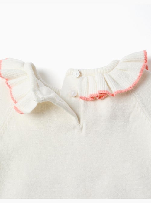 Combinaison en maille à bords volantés - Kiabi