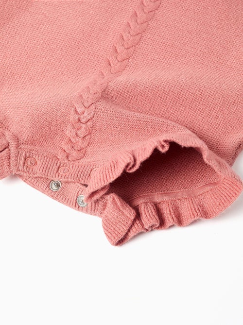 Combinaison en maille avec détails à volants - Kiabi