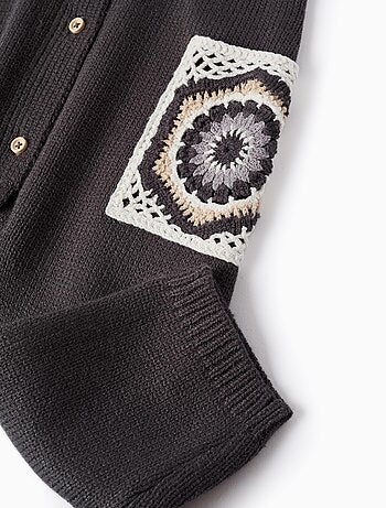 Combinaison en Maille avec Détails en Crochet