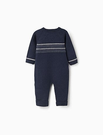 Combinaison en maille avec jacquard B&S