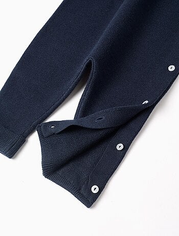 Combinaison en maille avec jacquard B&S