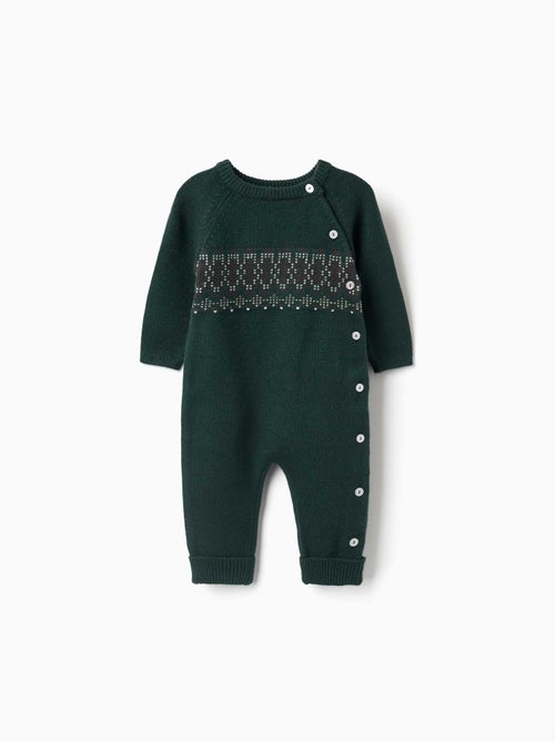 Combinaison en maille avec jacquard - Kiabi Combinaison en maille avec jacquard - Kiabi