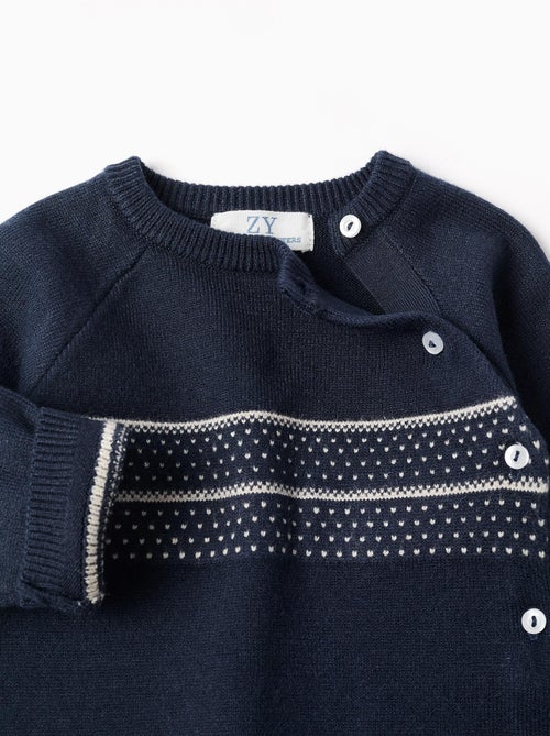 Combinaison en maille avec jacquard You&Me - Kiabi