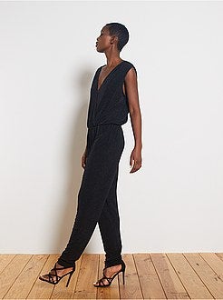 Combinaison en maille pailletée - Kiabi