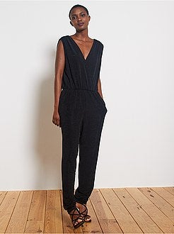 Combinaison en maille pailletée - Kiabi