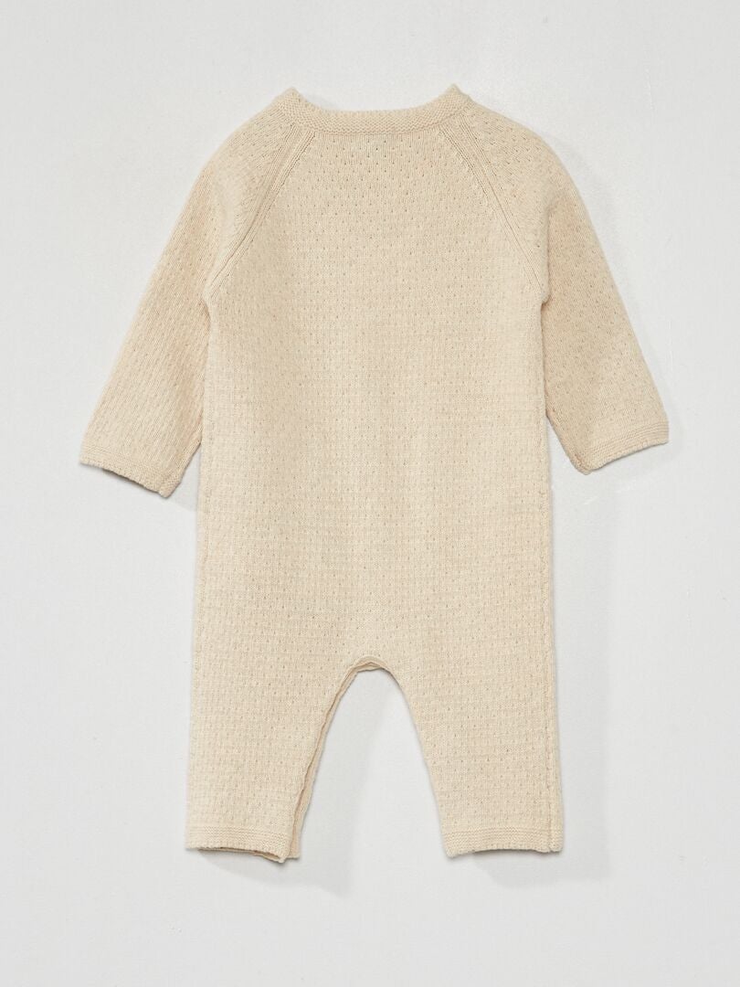 Passamontagna in tricot - BEIGE - Kiabi - 5.00€