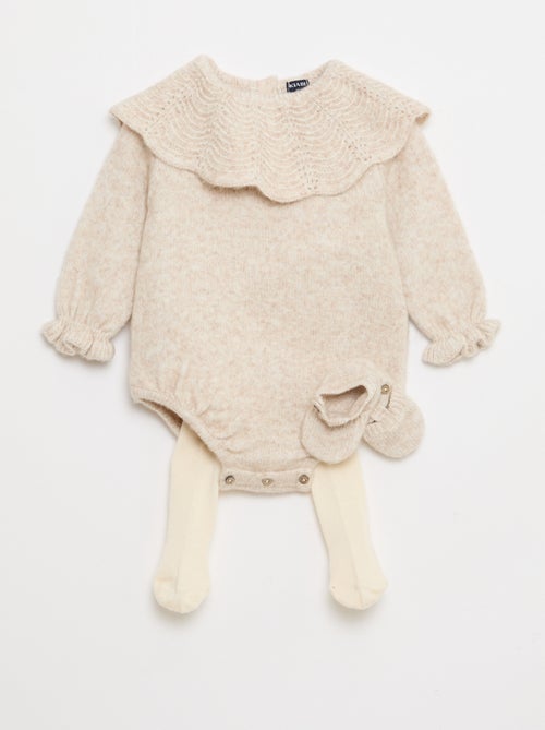 Combinaison en maille tricot - Kiabi