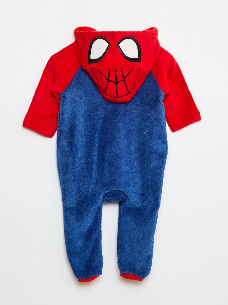Combinaison en polaire à capuche 'Spider-Man' 'Marvel' Rouge - Kiabi