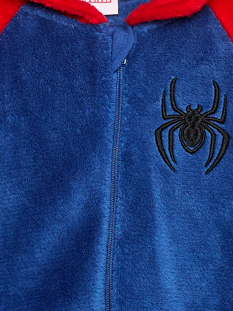 Combinaison en polaire à capuche 'Spider-Man' 'Marvel' Rouge - Kiabi