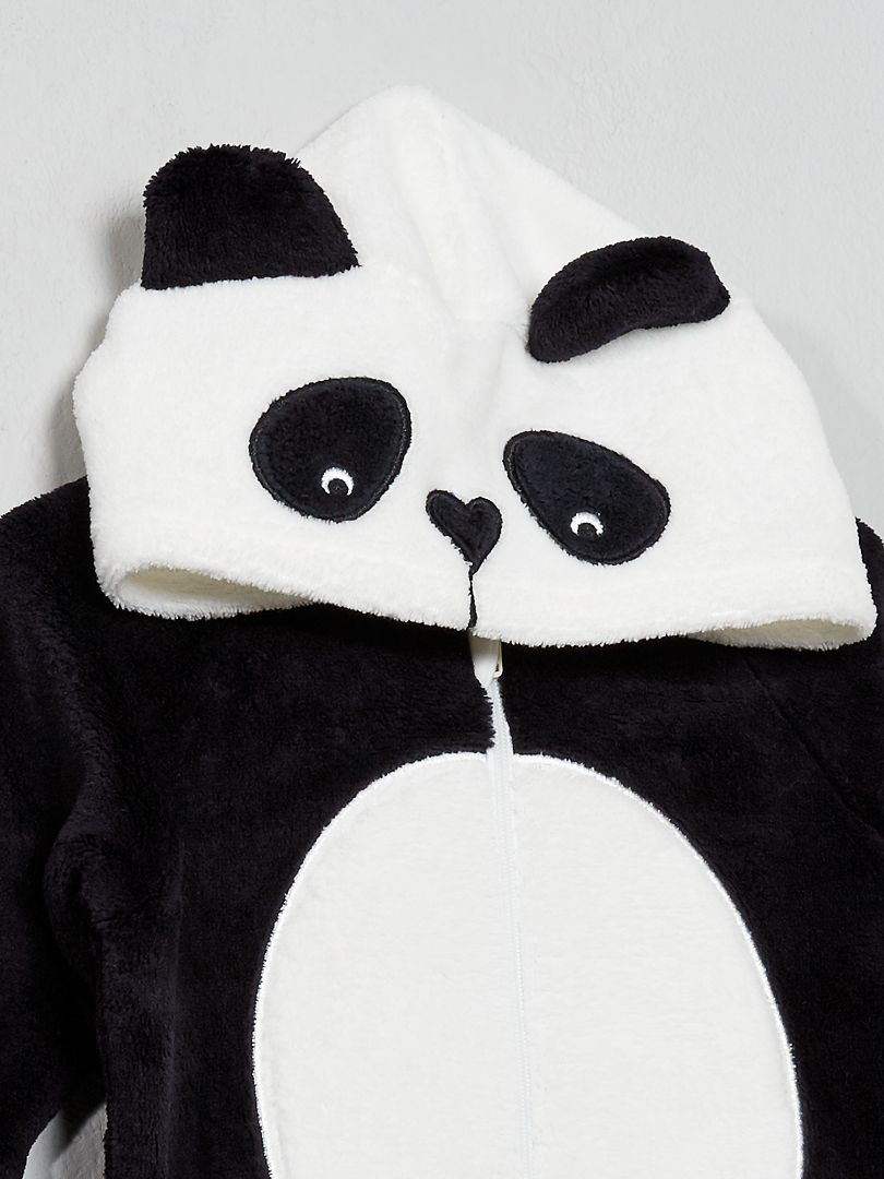 Combinaison Polaire Bébé panda design oreilles 