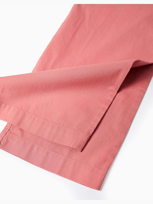 Combinaison en popeline à volants et broderie anglaise - Kiabi