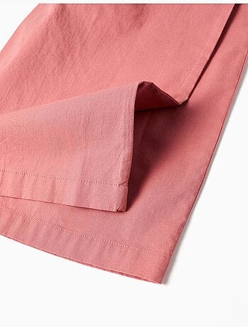 Combinaison en popeline à volants et broderie anglaise