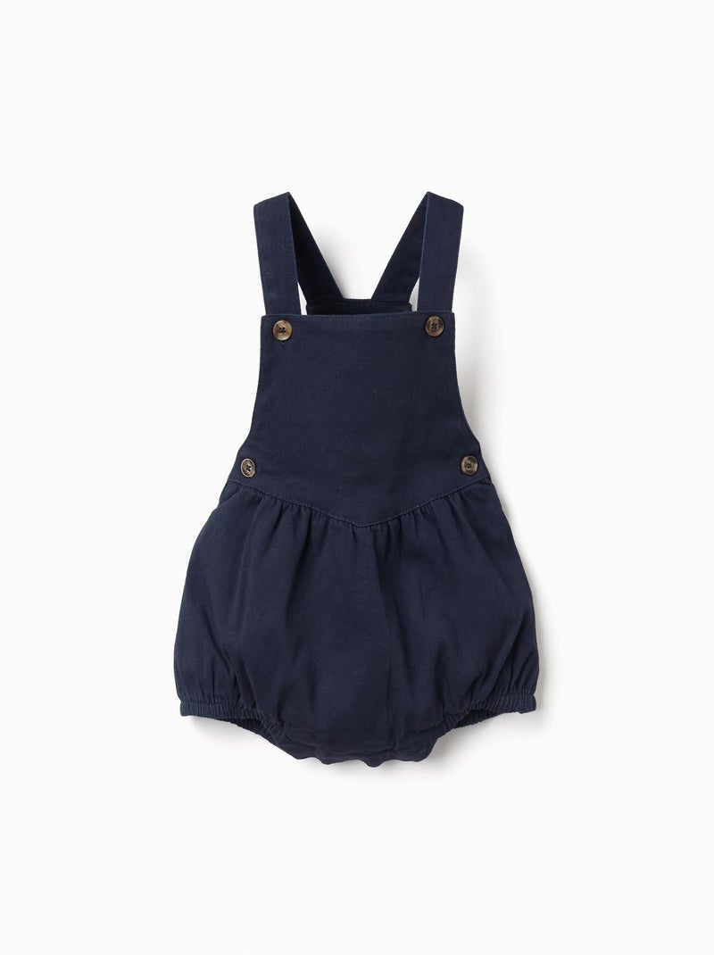 Combinaison en Sergé avec Doublure en Coton Bleu foncé - Kiabi