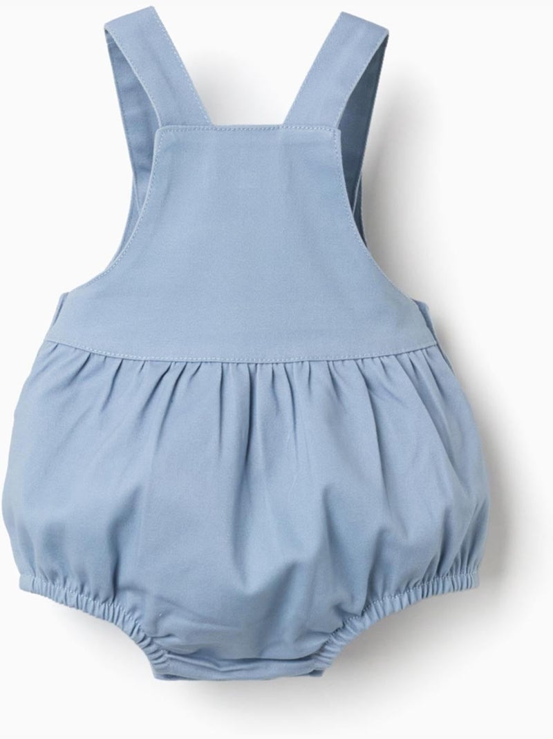 Combinaison en sergé de coton Bleu clair - Kiabi