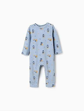 Combinaison en velours à motif super-héros