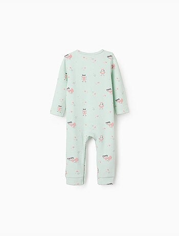 Combinaison en velours à motif super-héros