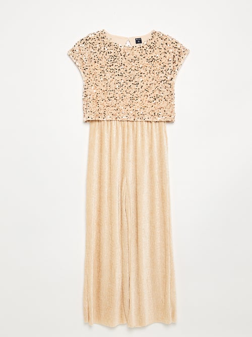 Combinaison en velours avec sequins - Kiabi Combinaison en velours avec sequins - Kiabi