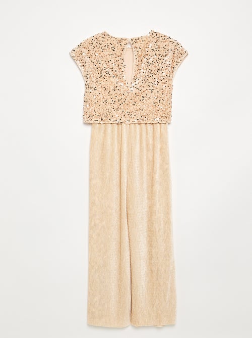Combinaison en velours avec sequins - Kiabi Combinaison en velours avec sequins - Kiabi