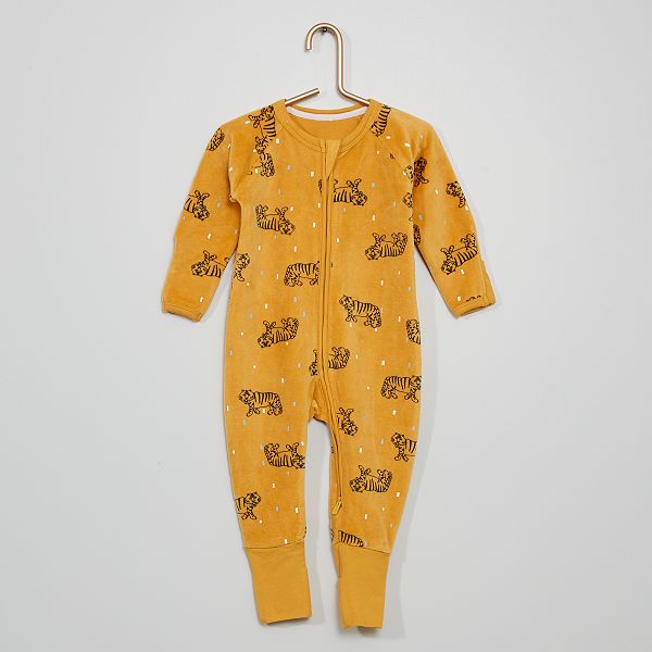 Combinaison En Velours Bebe Garcon Jaune Kiabi 00