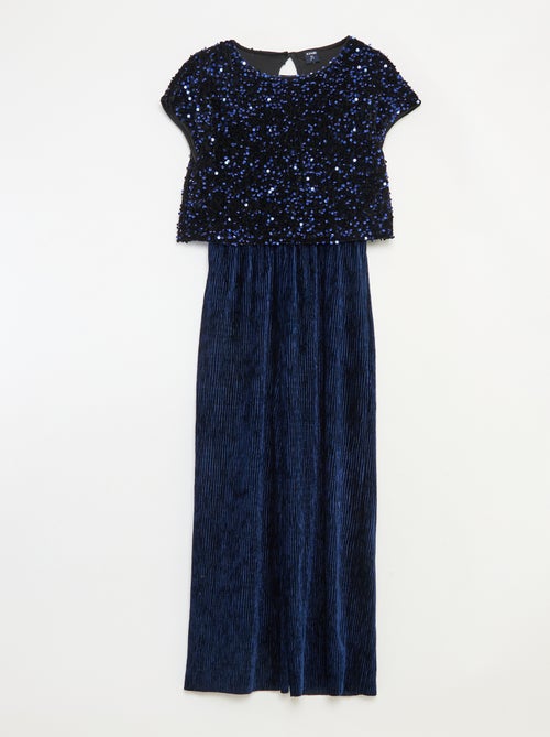 Combinaison en velours sequins - Kiabi