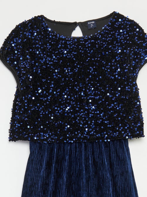Combinaison en velours sequins - Kiabi