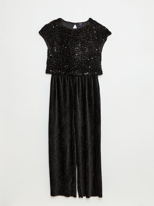 Combinaison en velours sequins - Kiabi