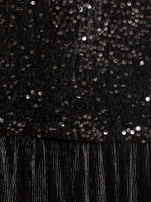 Combinaison en velours sequins - Kiabi