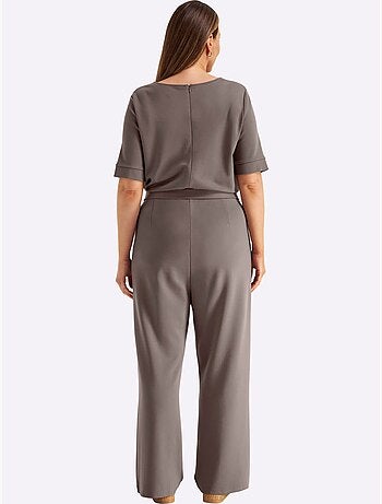 Combinaison Encolure Arrondie Avec Petit V - Taille Standard - Sheego
