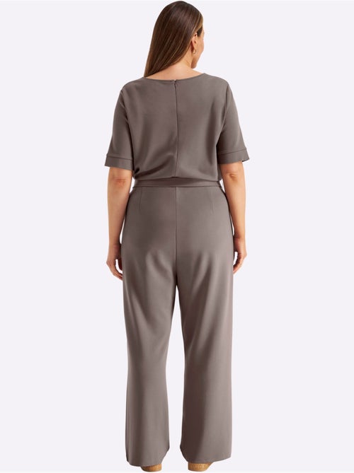 Combinaison Encolure Arrondie Avec Petit V - Taille Standard - Sheego - Kiabi