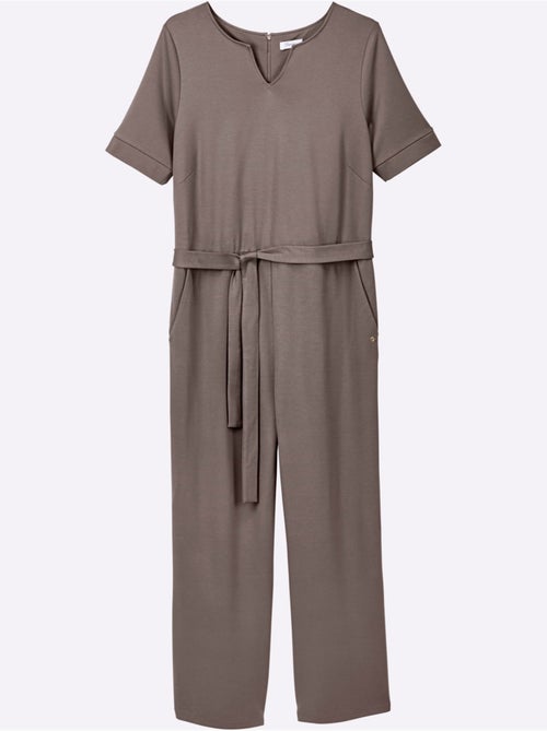 Combinaison Encolure Arrondie Avec Petit V - Taille Standard - Sheego - Kiabi