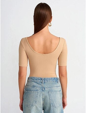 Combinaison femme slim en jersey de coton dilvin