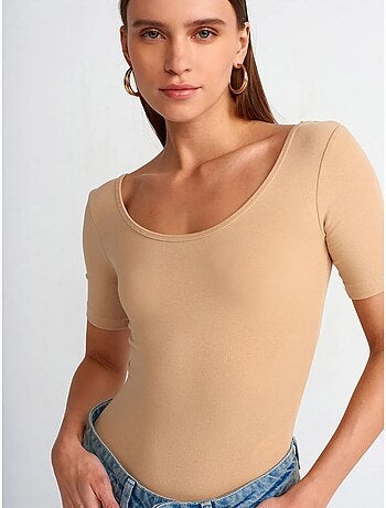 Combinaison femme slim en jersey de coton dilvin