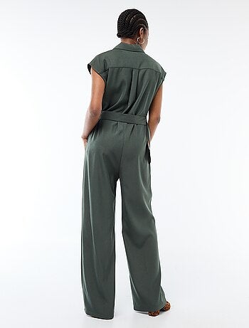 Combinaison femme unie à coupe large