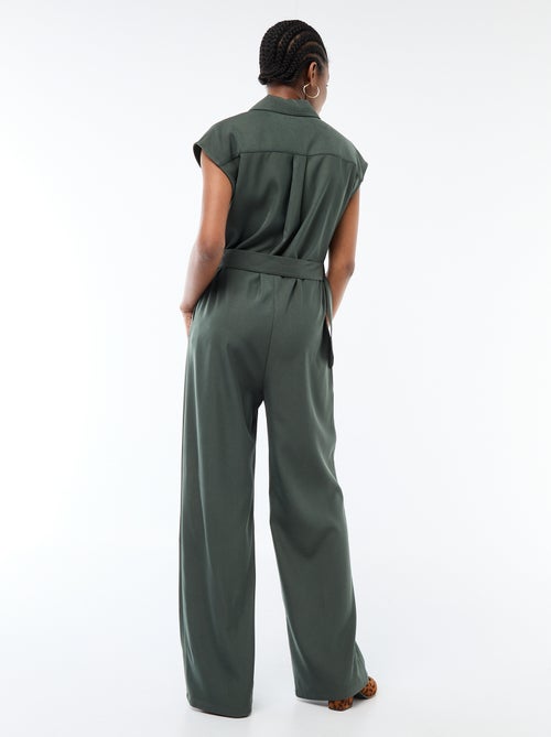 Combinaison femme unie à coupe large - Kiabi Combinaison femme unie à coupe large - Kiabi