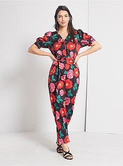 Combinaison fleurie - Kiabi