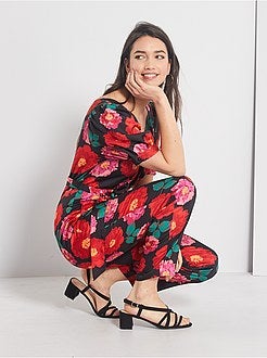 Combinaison fleurie - Kiabi