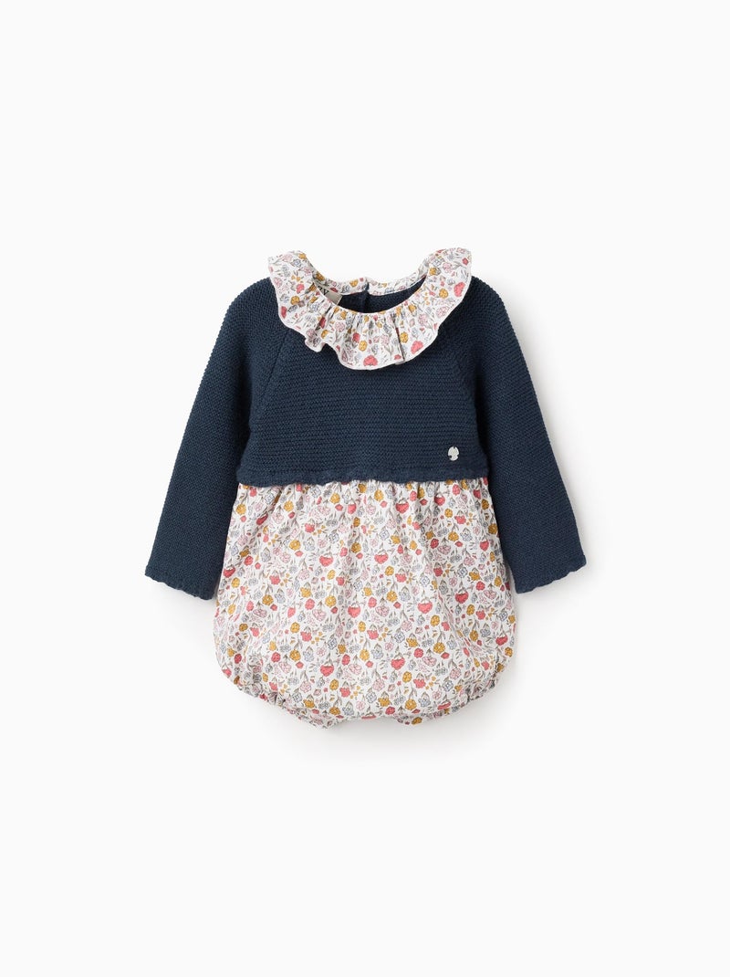 Combinaison Florale Bleu foncé - Kiabi