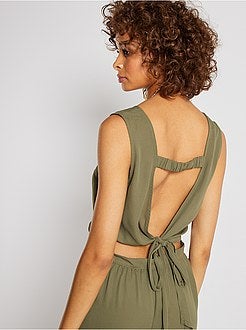 Combinaison fluide à dos nu - Kiabi