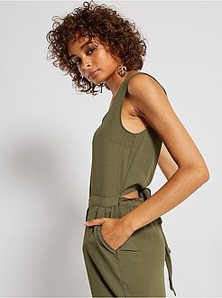 Combinaison fluide à dos nu - Kiabi