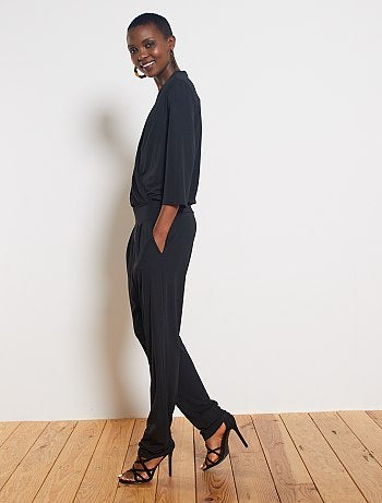 Combinaison fluide cache-cœur - Kiabi