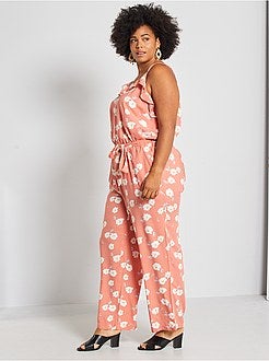 Combinaison fluide imprimée 'fleurs' - Kiabi