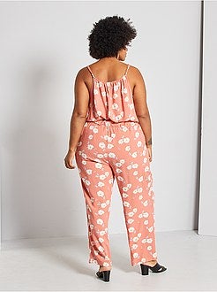 Combinaison fluide imprimée 'fleurs' - Kiabi