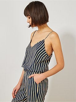 Combinaison fluide rayée - Kiabi