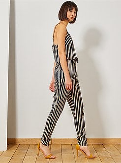 Combinaison fluide rayée - Kiabi