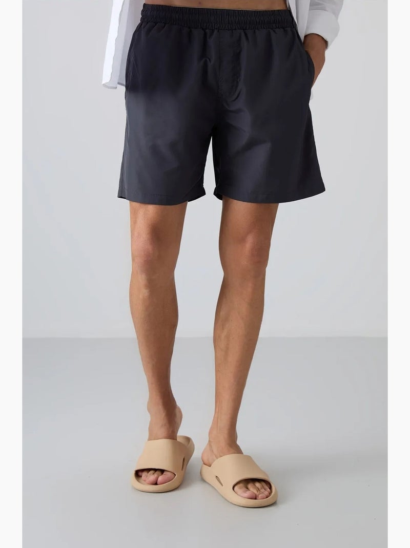 Combinaison homme à short à enfiler tommy Gris Noir - Kiabi