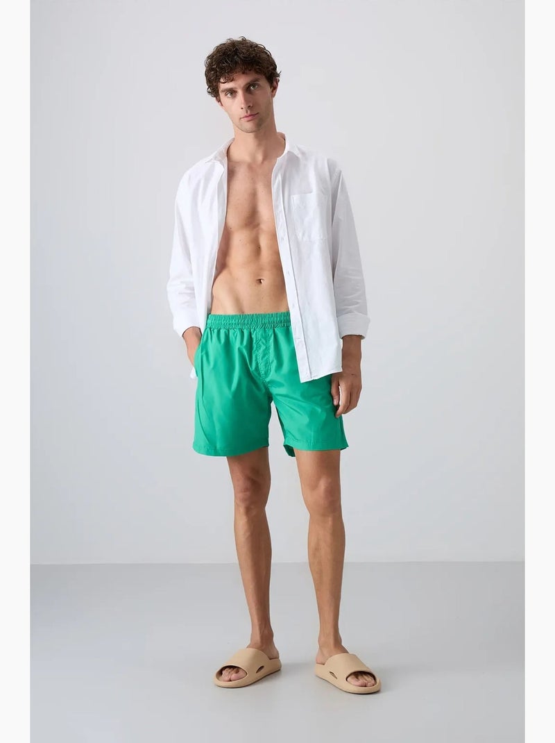 Combinaison homme à short à enfiler tommy Vert émeraude - Kiabi