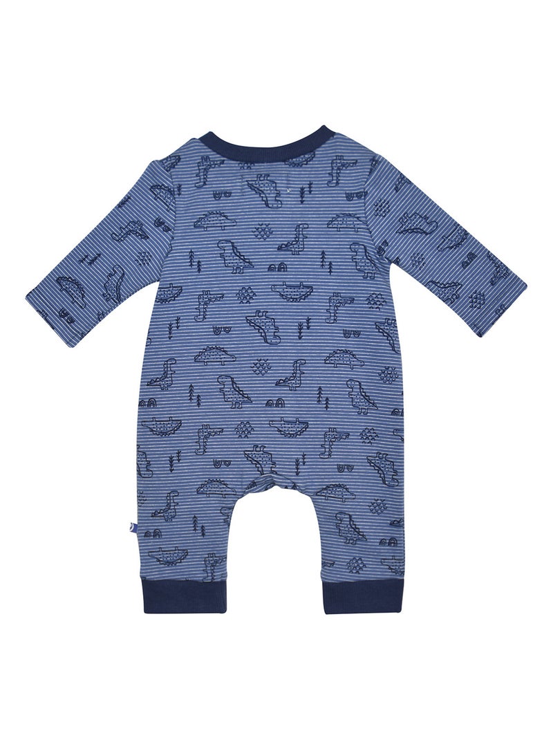COMBINAISON ILAN MOLLETON OUVERTURE INTEGRALE NAISSANCE Blanc - Kiabi